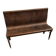 Wooden bistro bench