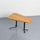 Free-form table by Charlotte Perriand, Les Arcs around 1986.