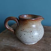 Milk jug, stoneware pitcher from Puisaye, Jean-Pierre Prud'homme
