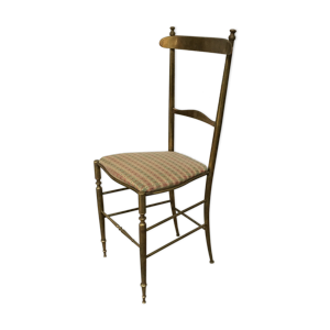 Chaise Italienne en laiton vers