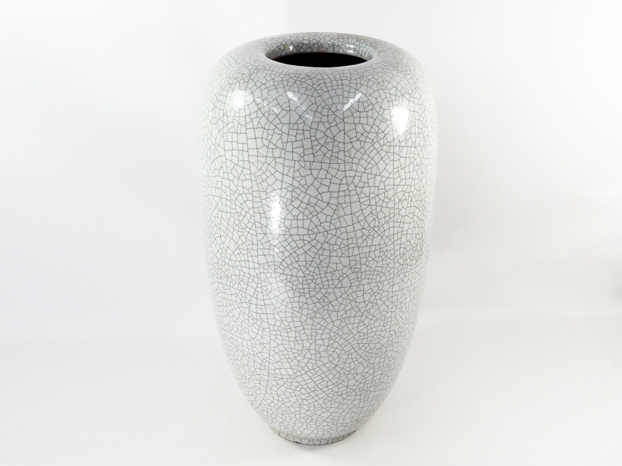 Ceramic floor vase cracked by Karlsruhe Germany, 1950s