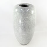 Ceramic floor vase cracked by Karlsruhe Germany, 1950s