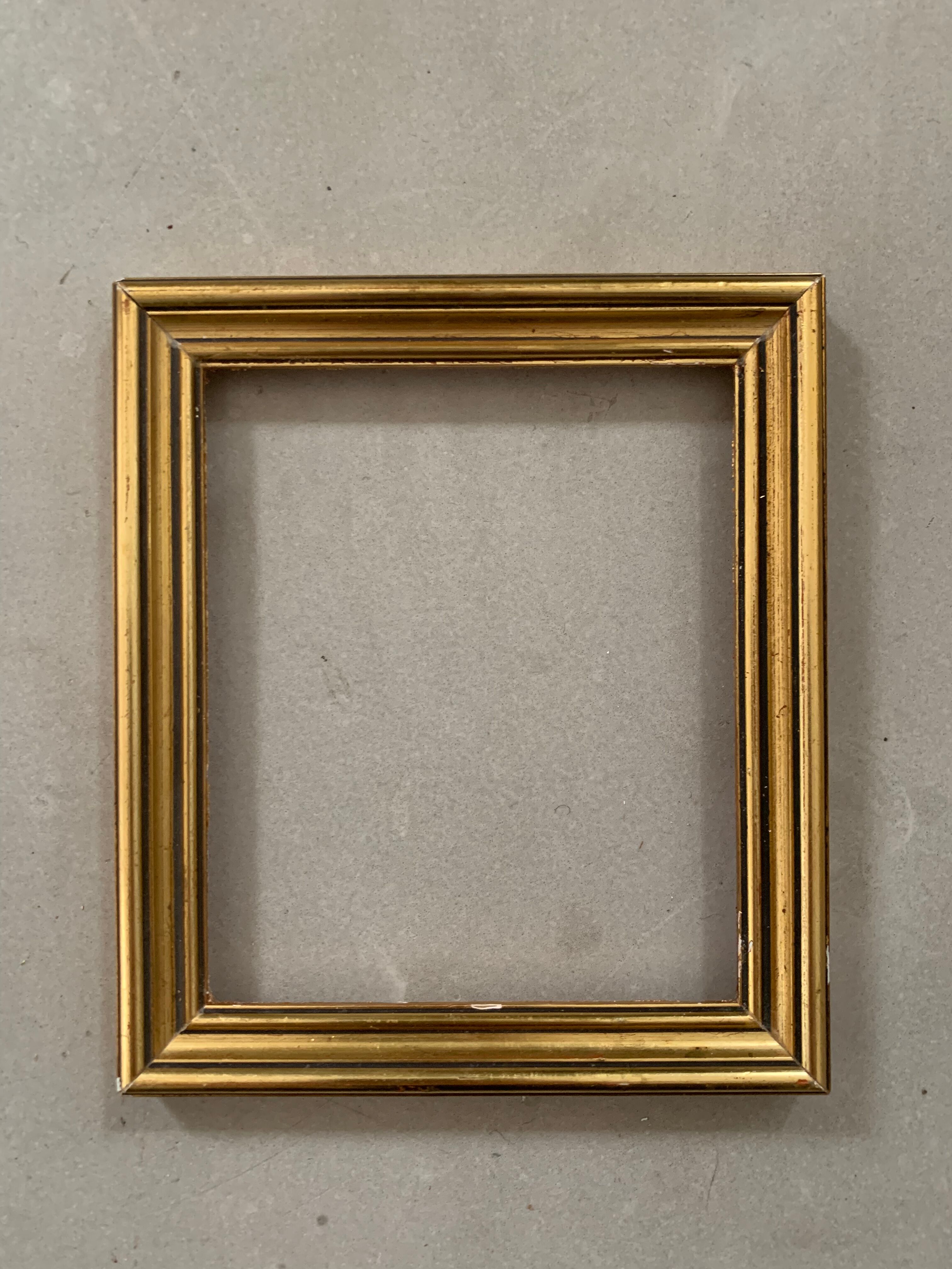 Small golden frame