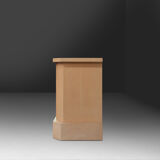 Ivory lacquer sideboard by Jean-Claude Dresse