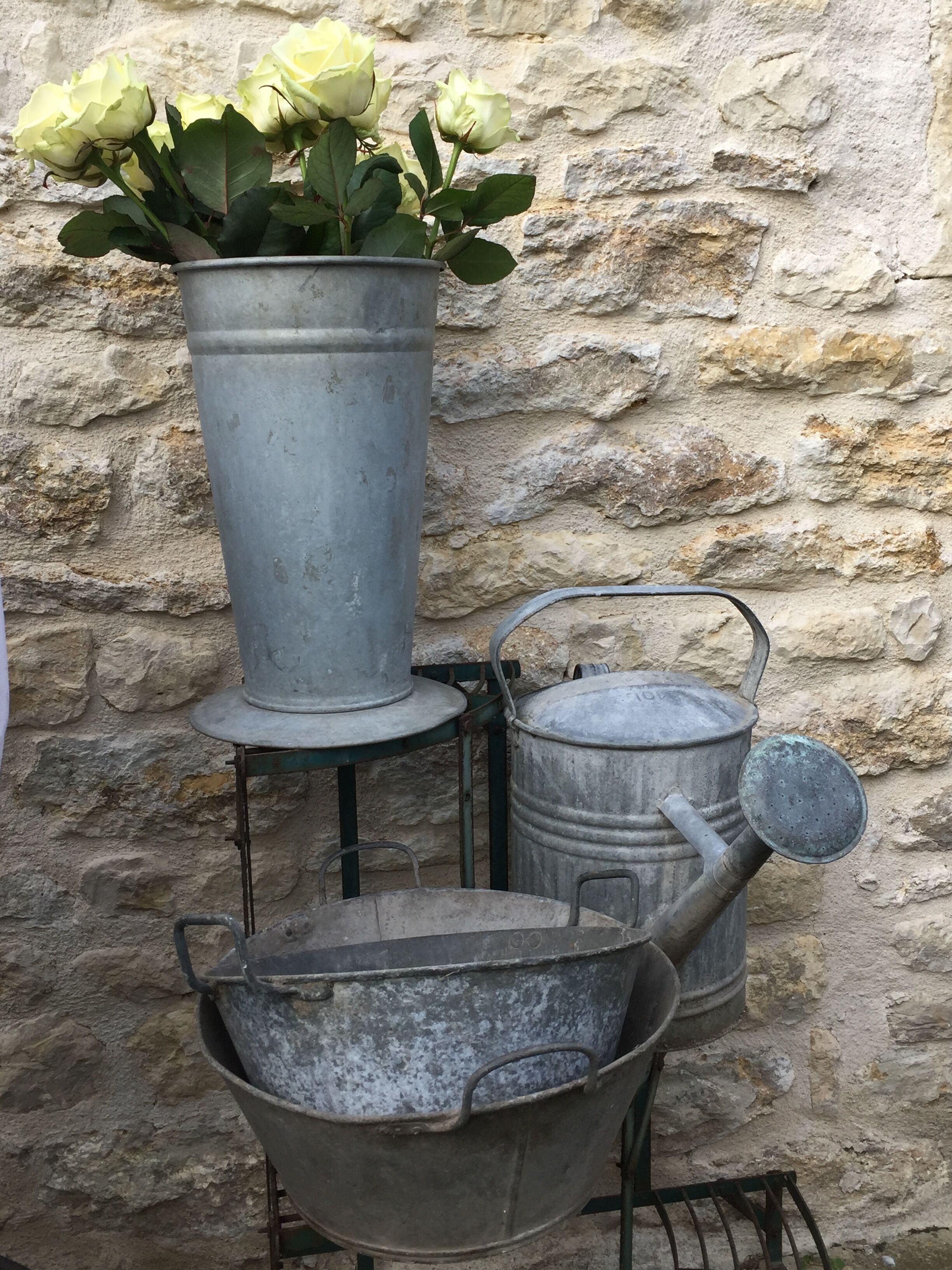 Pot of florist, zinc