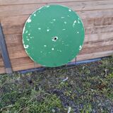 Green vintage folding garden table