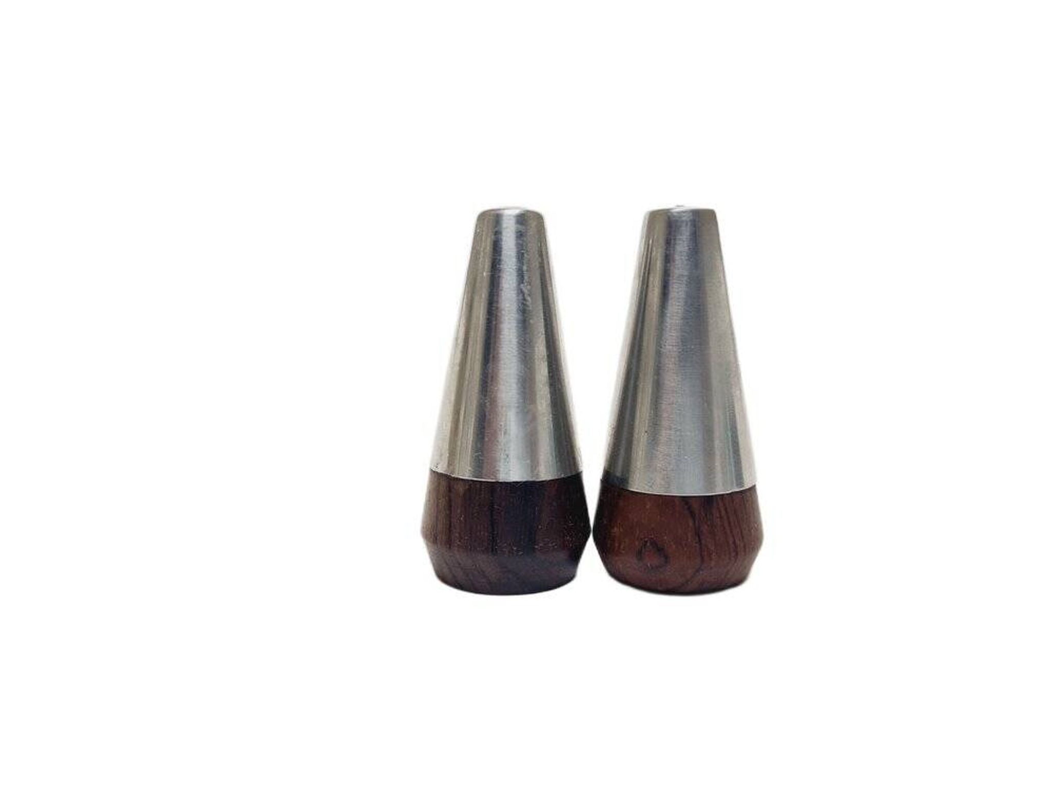 Postmodern salt and pepper holder from A&B, Denmark, 1950s, set of 2