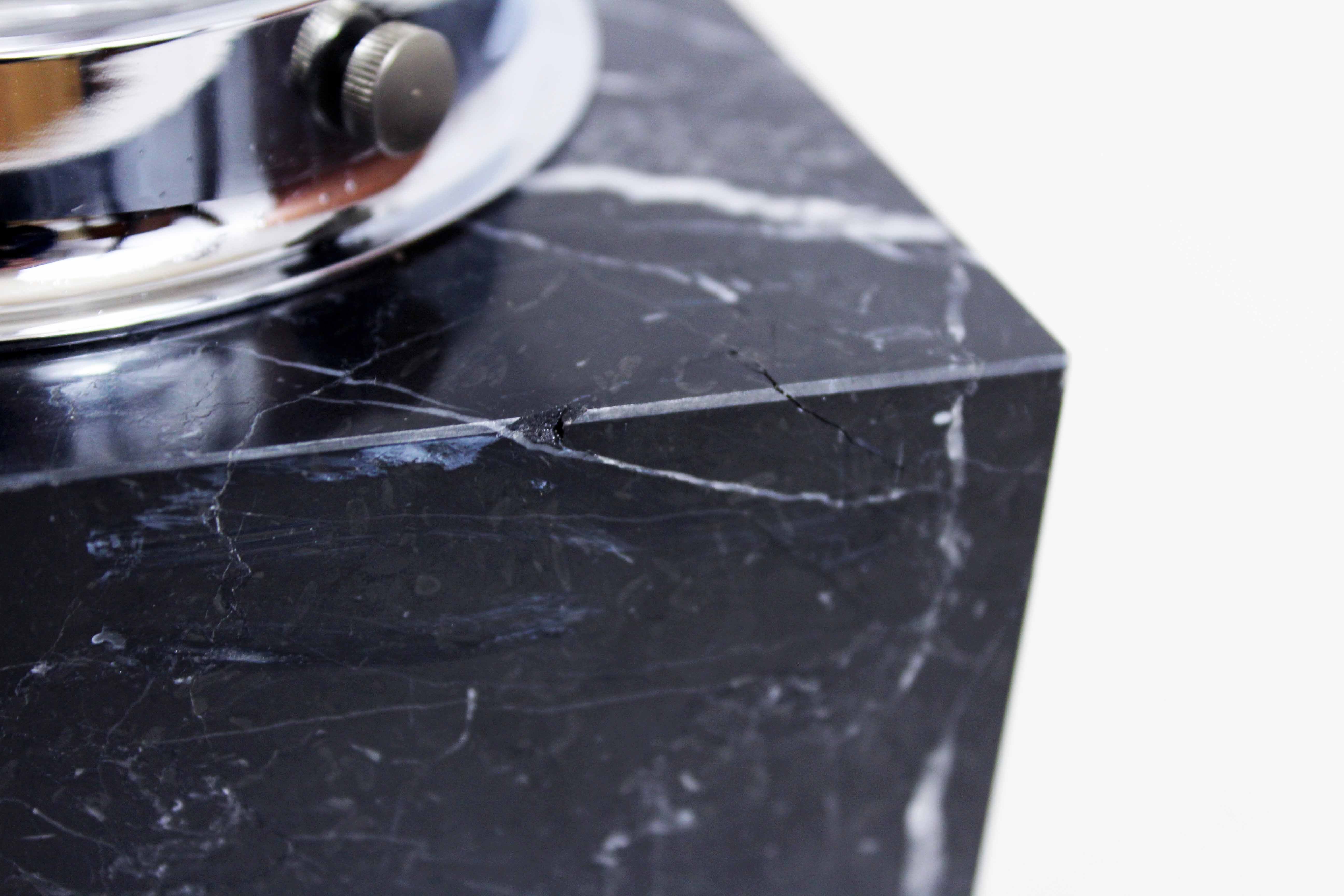 ERCO marble and glass table lamp