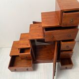 Staircase cabinet 1 door 7 drawers