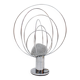 Barnaba Silver Color Table Lamp by Angelo Brotto for Fase. Italy, 1970s.