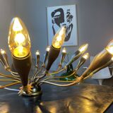 Mid-Century Modern Starburst Ceiling Lamp