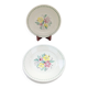 6 old flat plates