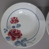2 assiettes creuses vintage de Digoin Sarreguemines modèle Janick