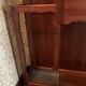 Cloakroom with walnut coat holder
