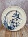 Antique Longwy plate – Japanese model – black and white bird decoration