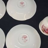 4 Mason's Fruit Basket Coffee Cups and Saucers Made In England
