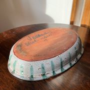 Plat, coupelle en céramique Daniel Étienne Vallauris signé