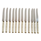 Service of 12 bakelite tooth knives