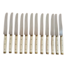 Service of 12 bakelite tooth knives