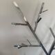 Coat rack tree chrome steel