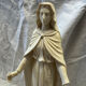Virgin statue in resin