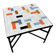 handcrafted coffee table in Moroccan zellige
