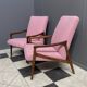 Pink Boucle Jiri Jiroutek chairs 1960s