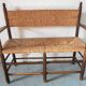 Banc en paille