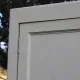 Parisian wardrobe in Clay Green wood – 2 moulded doors – H188 cm