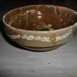 Set of 4 terracotta bowls (different decorations)