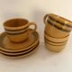 Sarreguemines stoneware cups