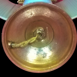 Amphora lamp with zoomorphic handles