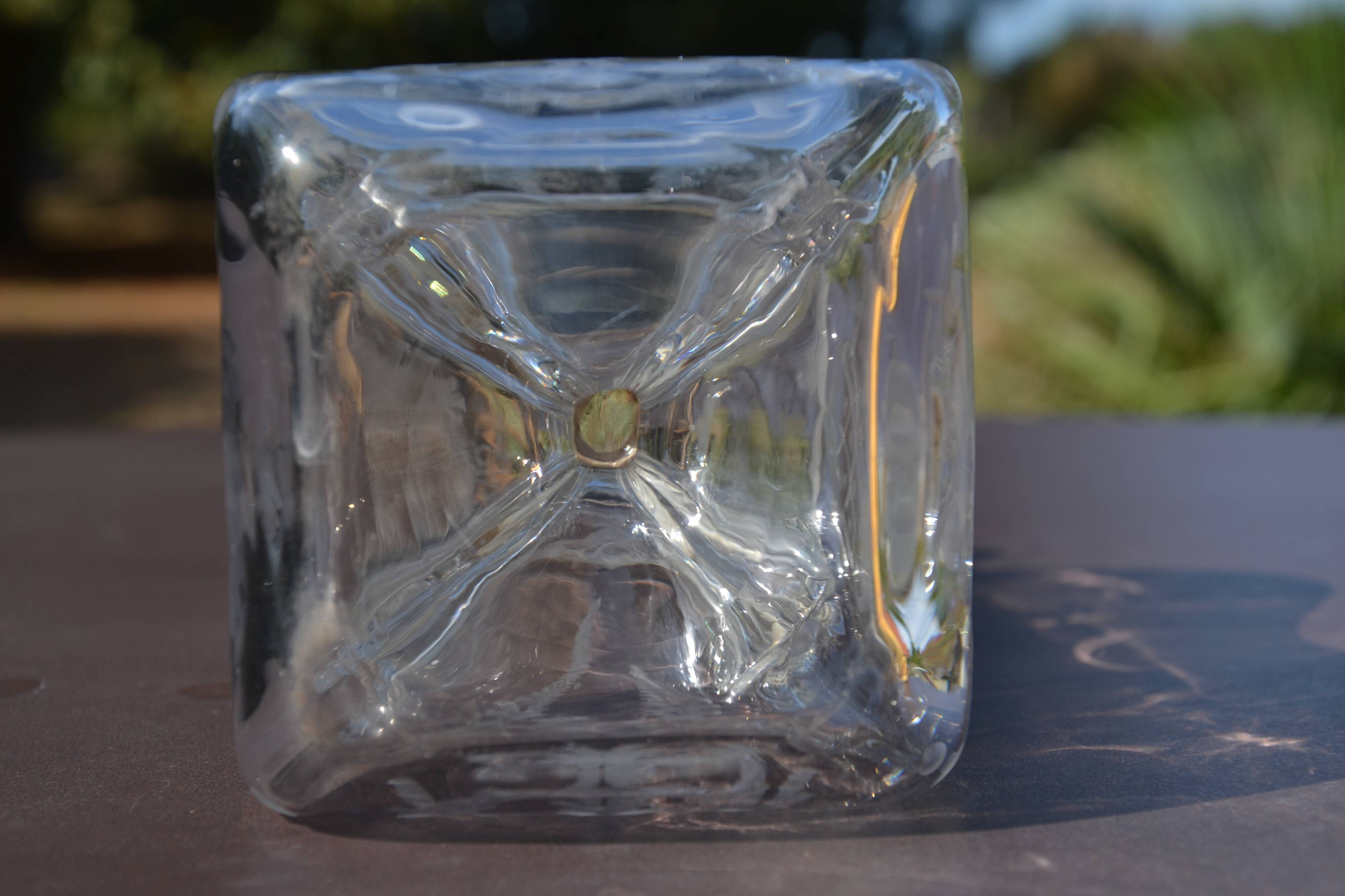 Carafe en cristal gravé Jacob Eiler Bang Danemark