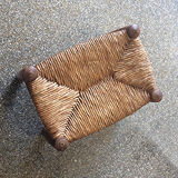 Pair of mid-century mulched stools