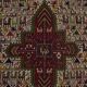 Vintage Turkish Oushak Rug Handwoven 104x285 cm