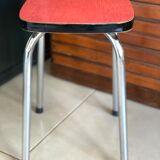 Red formica stool