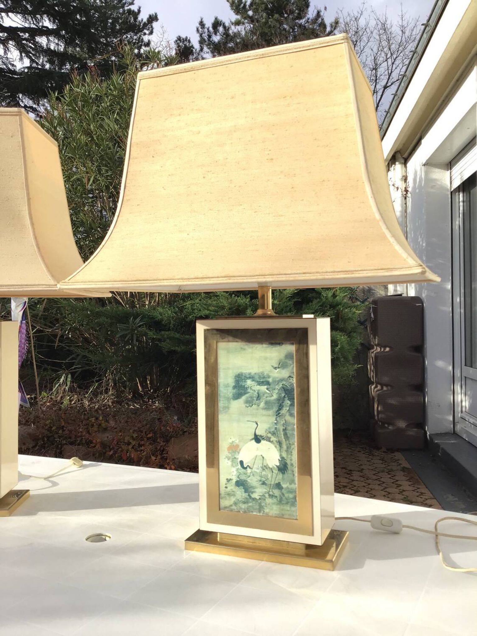 Pair of vintage Jean-Claude Mahey lamps