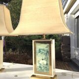 Pair of vintage Jean-Claude Mahey lamps