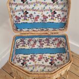 Vintage wicker basket