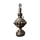 Antique brass lamp foot