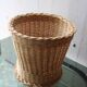 Wicker paper basket
