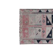 Vintage Turkish Oushak Rug Handwoven 119x330 cm