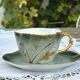 Collectible cup / saucer in egg shell porcelain - Art Nouveau