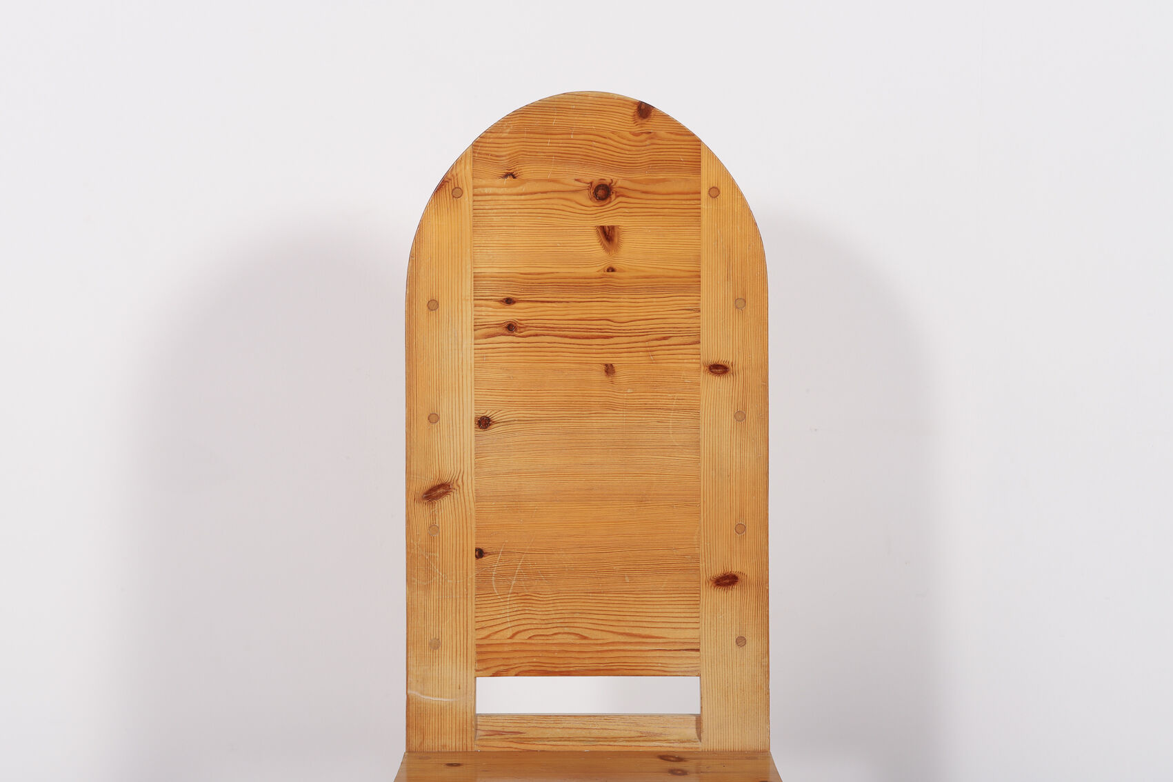 Set of 6 Swedish solid pine chairs by Sven Larsson Möbelshop