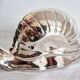 Antique butter dish Silver-plated snail