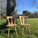 2 old bistro chairs