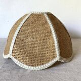 Vintage lampshade to hang in canework