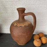 Cruche turque en argile ancienne vases en argile vintage