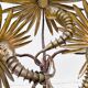 Palm tree floor lamp in brass, Italy 1970