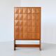 Large Brutalist highboard in oak Mid-Century Gemany 1970